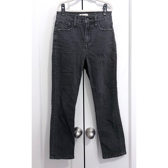 Madewell The Perfect Vintage Crop Jean in Washed Black - Size 26 - Picture 1 of 5